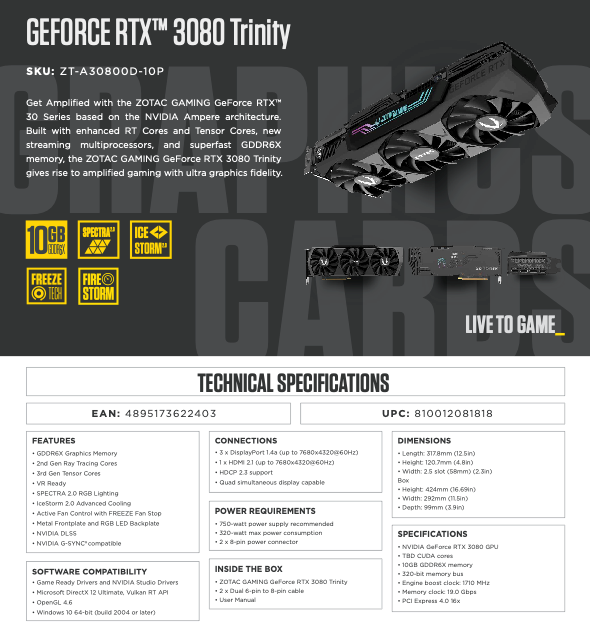 GeForce RTX 3080 Trinity