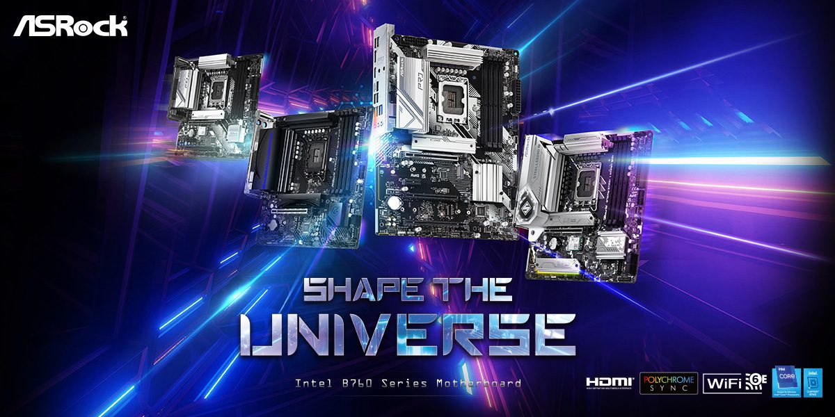 ASRock B760 Series Motherboard Launch including SONIC Special Edition ...